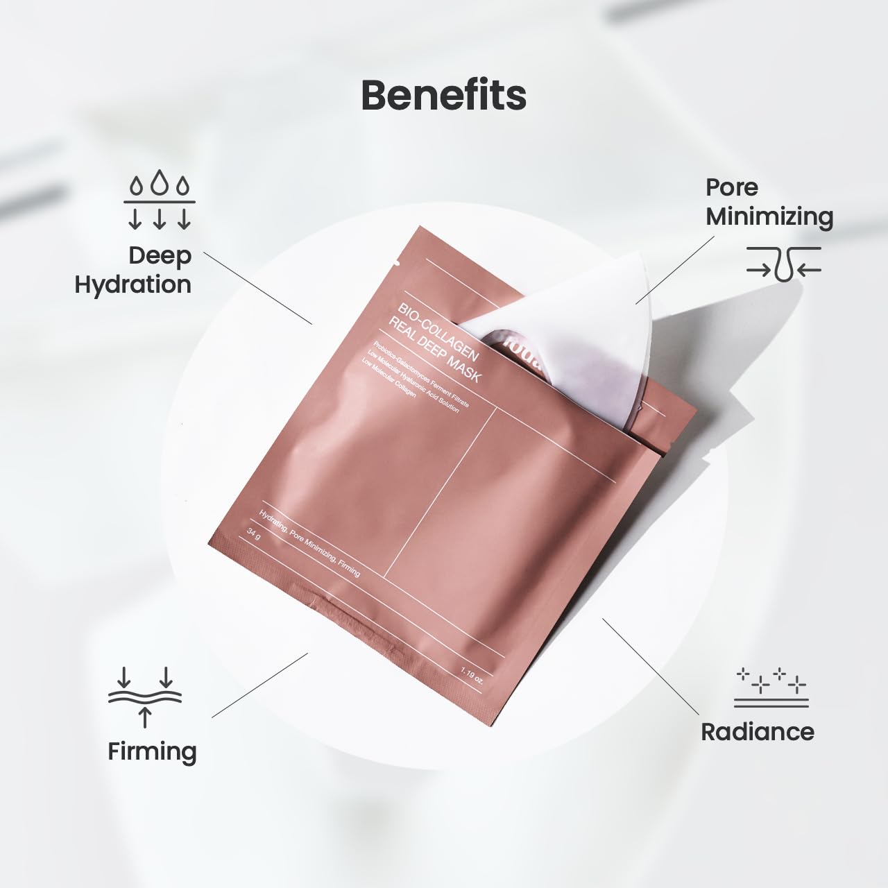 Biodance Bio-Collagen Real Deep Mask  in just 1500(By 2 Sheets in just 2450)🌟✨