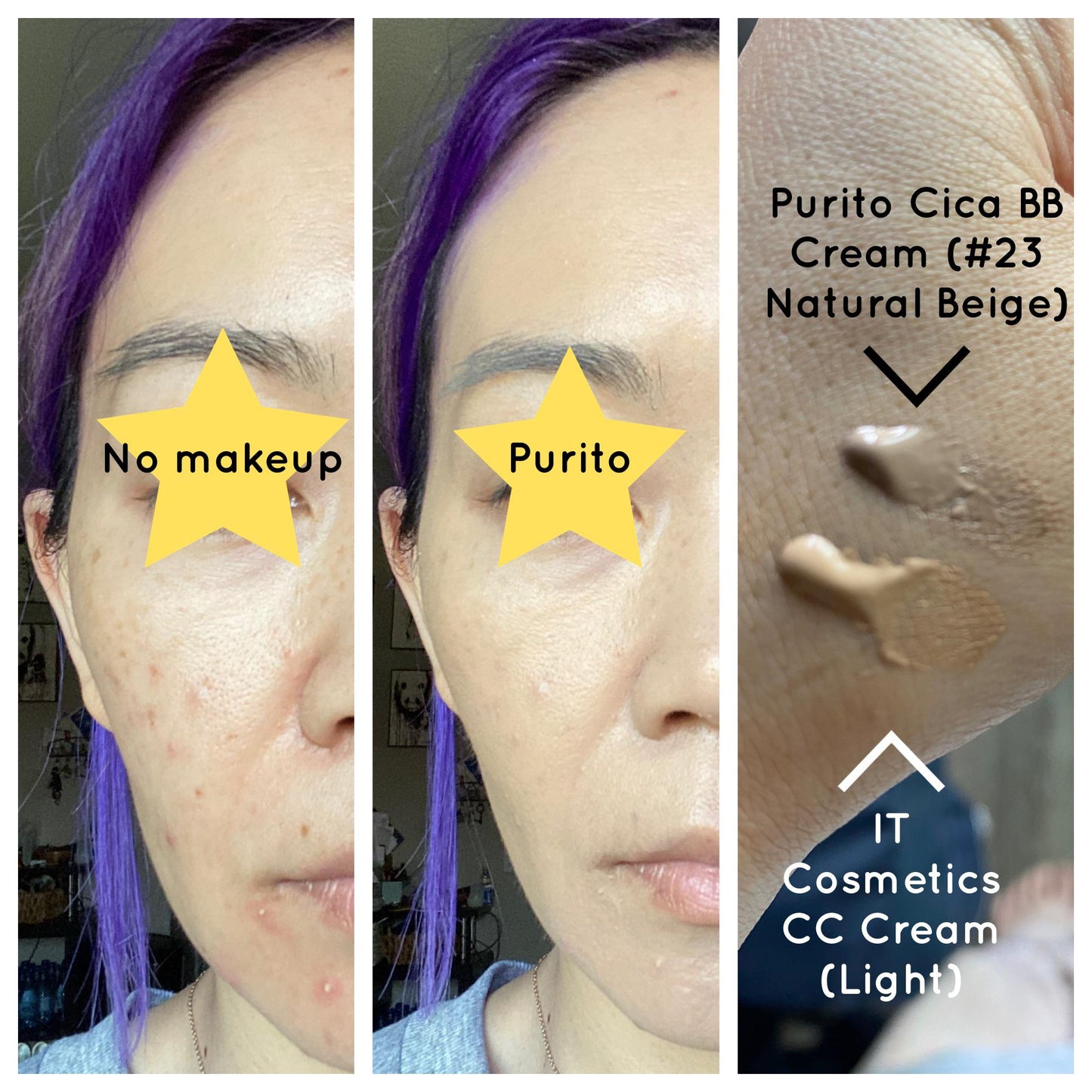 Purito Seoul (Bambo panthenol cream) orignal imported from Seoul (South Korea)