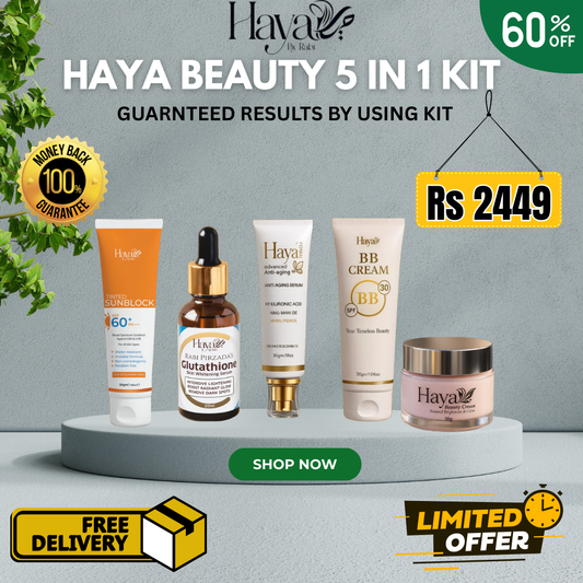 Haya Beauty 5-in-1 Kit – Free gift offer